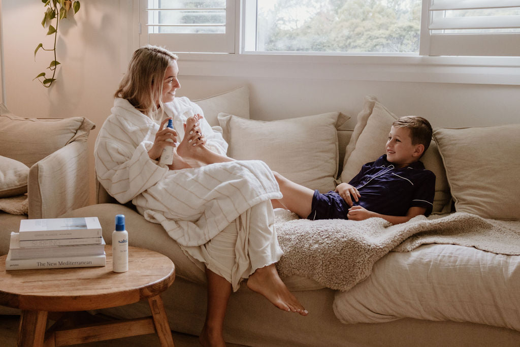 Magnesium oil for kids. Helping to support their body's to relax, achieve restorative rest, clam their central nervous system , relieve muscle tension and cramps, alleviate growing pains and restless legs, balance energy levels and allow their body's systems to function optimally. Sleep support. Made in New Zealand.