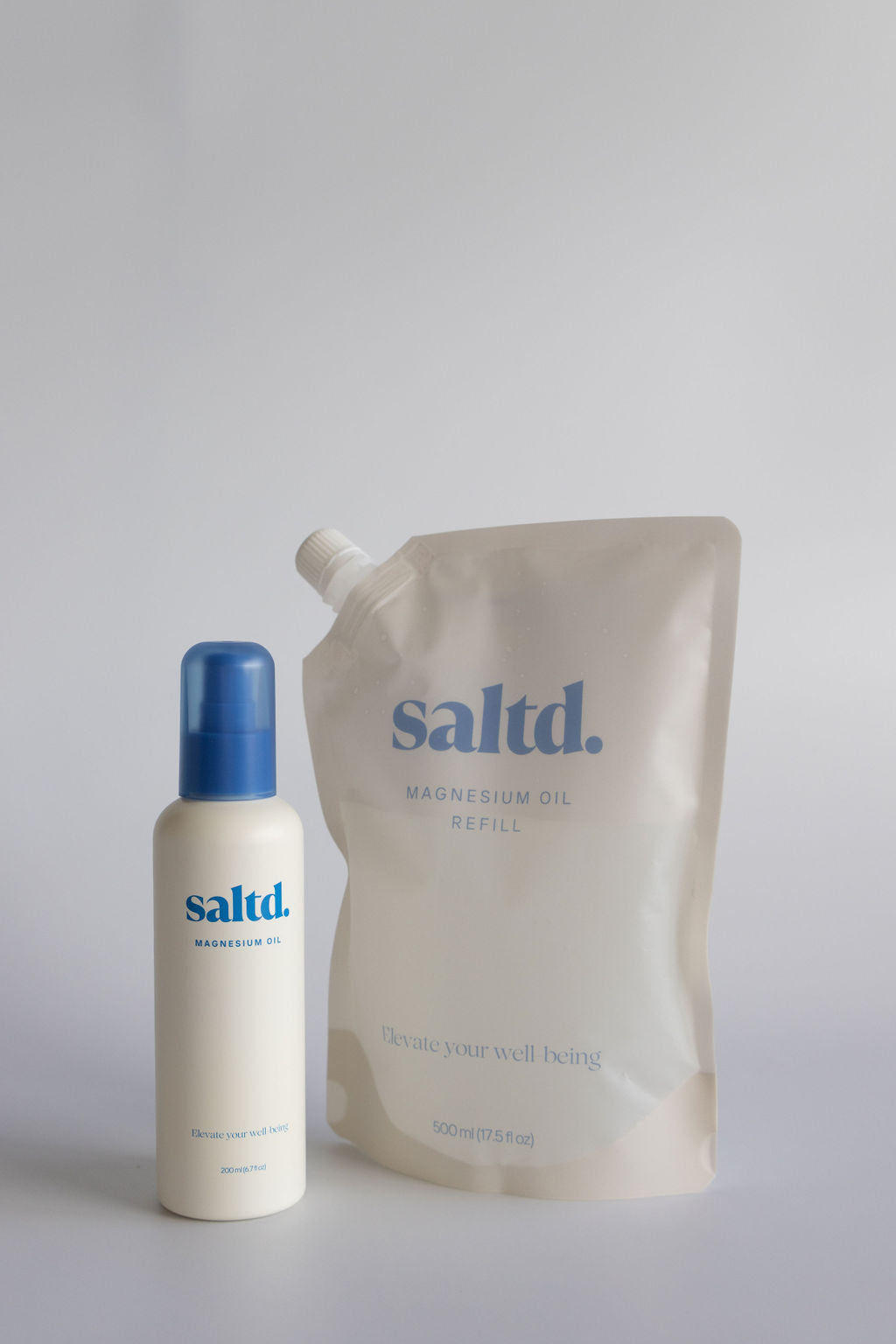 Saltd magnesium oil for sleep support, muscle tension and muscle recovery, cramps, restless legs. Boost energy levels and balance hormones.