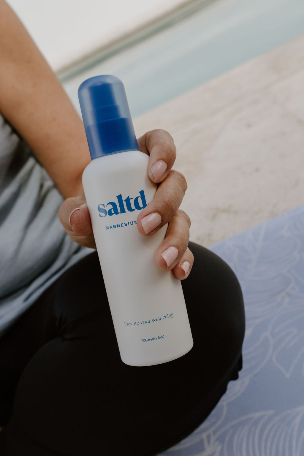 Saltd magnesium oil,  helping to support you and your body to relax, achieve restorative rest, calm your central nervous system, relieve muscle tension and recover faster, alleviate restless legs, boost your energy levels, balance your hormone levels and allow the body's systems to function optimally. Sleep support. Made in New Zealand.