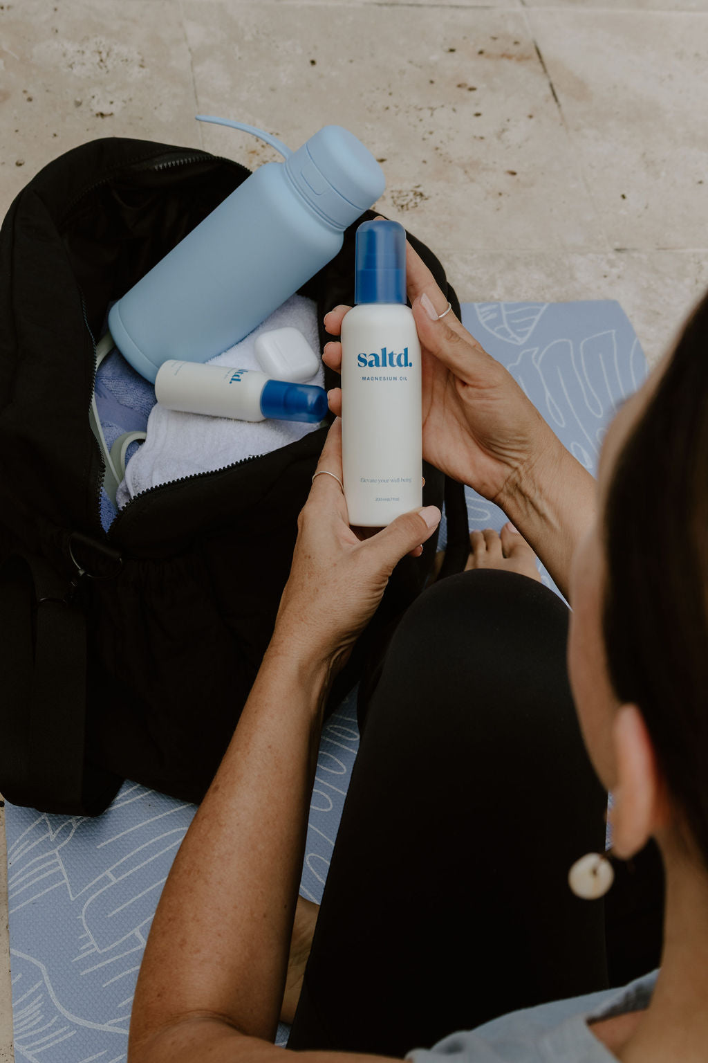 Saltd magnesium oil,  helping to support you and your body to relax, achieve restorative rest, calm your central nervous system, relieve muscle tension and recover faster, alleviate restless legs, boost your energy levels, balance your hormone levels and allow the body's systems to function optimally. Sleep support. Made in New Zealand.