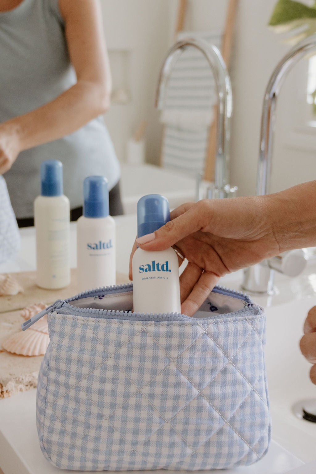 Make Saltd magnesium oil part of your daily routine. New Zealand made. 100% natural.