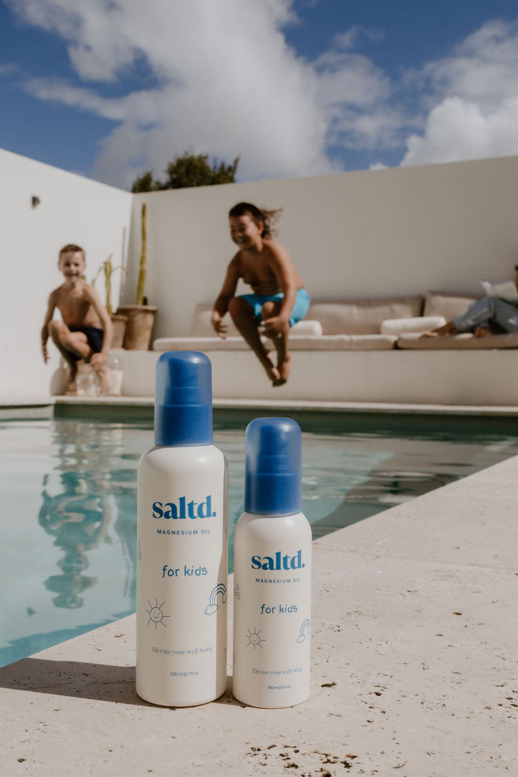 Magnesium oil for active kids. Helping to support their body's to relax, achieve restorative rest, clam their central nervous system , relieve muscle tension and cramps, alleviate growing pains and restless legs, balance energy levels and allow their body's systems to function optimally. Sleep support. Made in New Zealand. 
