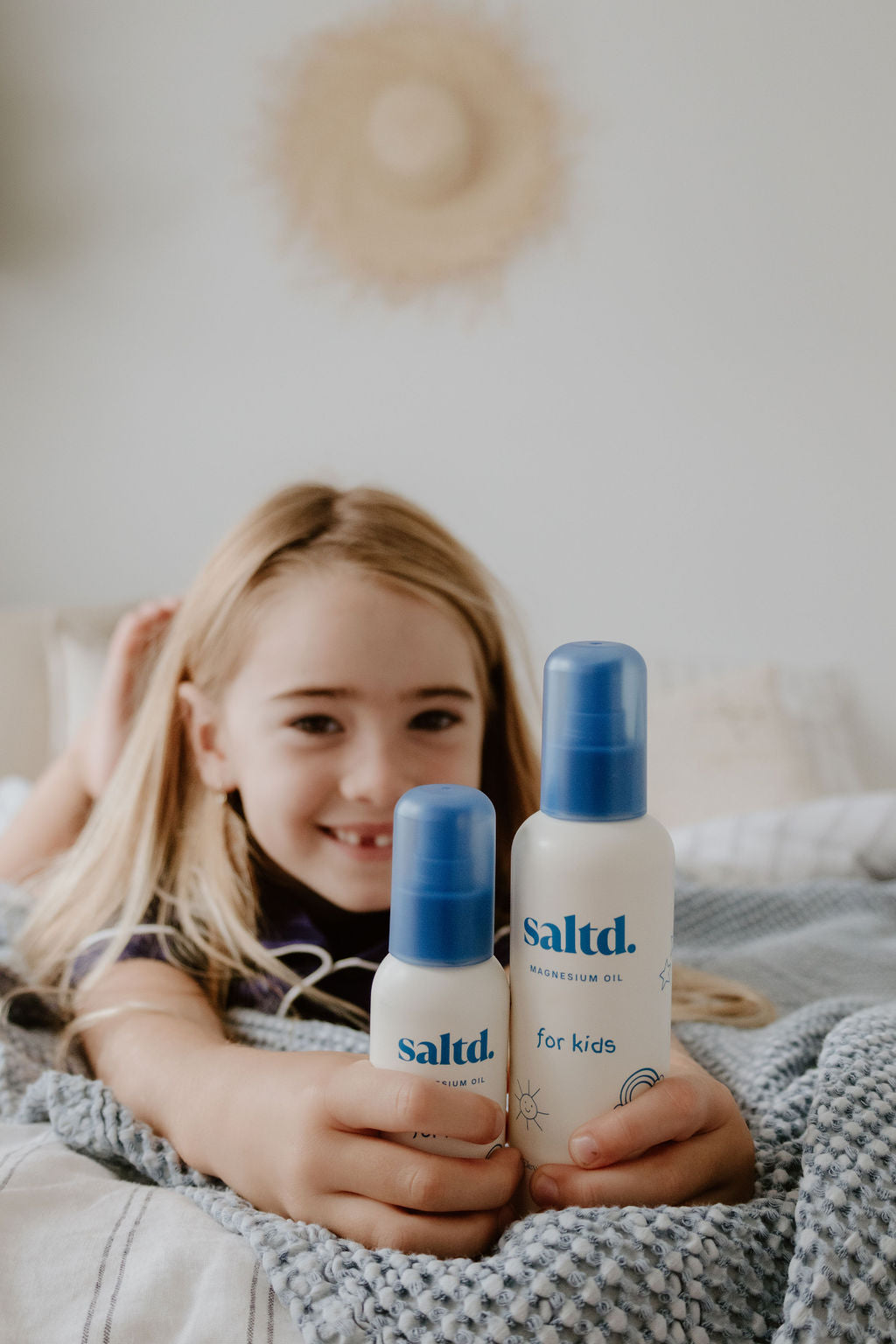 Magnesium oil for kids. Helping to support their body's to relax, achieve restorative rest, clam their central nervous system , relieve muscle tension and cramps, alleviate growing pains and restless legs, balance energy levels and allow their body's systems to function optimally. Sleep support. Made in New Zealand. 