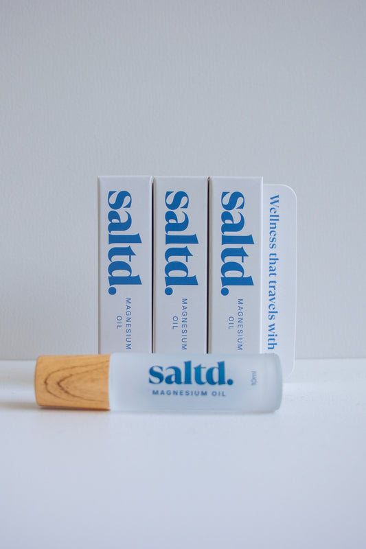 Saltd magnesium oil roll on bottle 3 pack