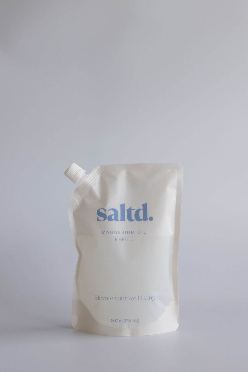 Saltd magnesium oil refill.  helping to support you and your body to relax, achieve restorative rest, calm your central nervous system, relieve muscle tension and recover faster, alleviate restless legs, boost your energy levels, balance your hormone levels and allow the body's systems to function optimally. Sleep support. Made in New Zealand. Sleep support. Made in New Zealand.