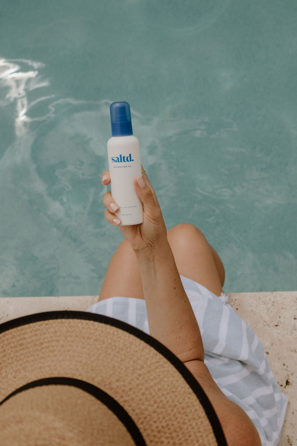 Saltd. 100% natural magnesium oil. Made in New Zealand.